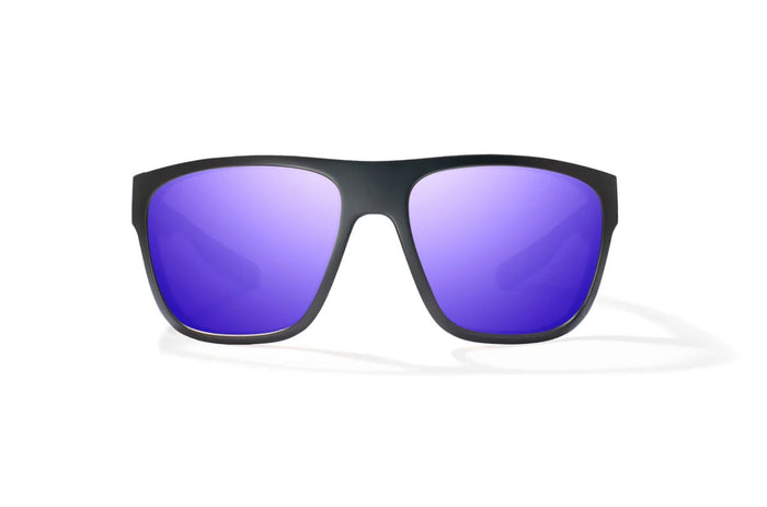 Black Matte / Violet Mirror / Polycarbonate Lenses