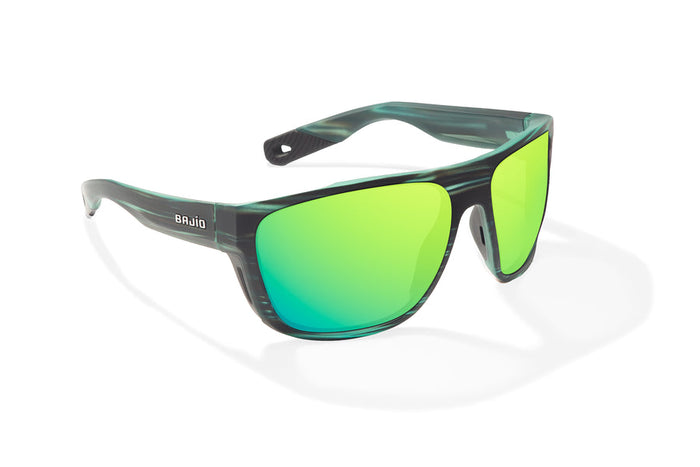 Blue Grass Matte / Green Mirror / Glass Lenses