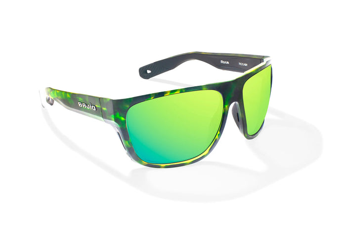 Green Tortoise Matte / Green Mirror / Glass Lenses