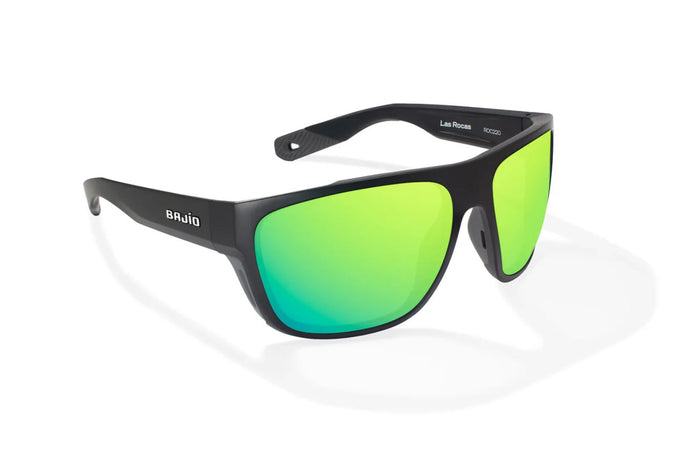 Black Matte / Green Mirror / Glass Lenses