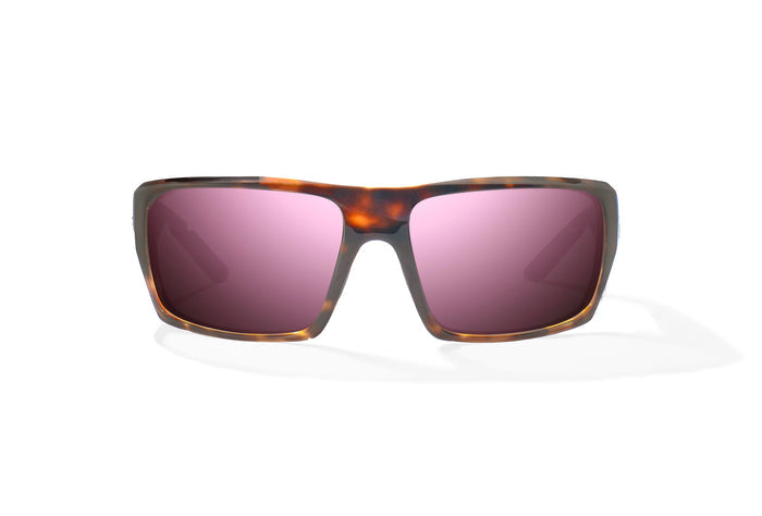Brown Tortoise Gloss / Rose MIrror / Glass Lenses