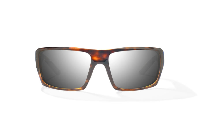 Brown Tortoise Gloss / Silver Mirror / Glass Lenses