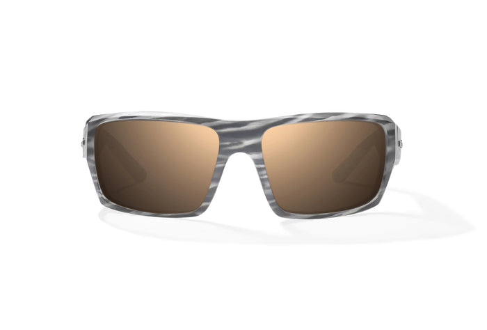 Gray Stripe Matte / Copper / Glass Lenses