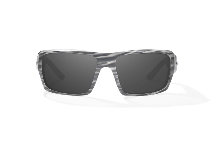 Gray Stripe Matte / Grey / Glass Lenses