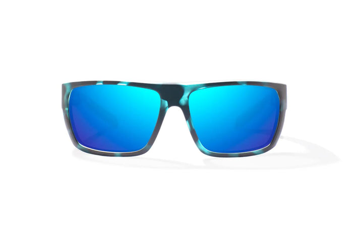 Blue Water Matte / Blue Mirror / Glass Lenses