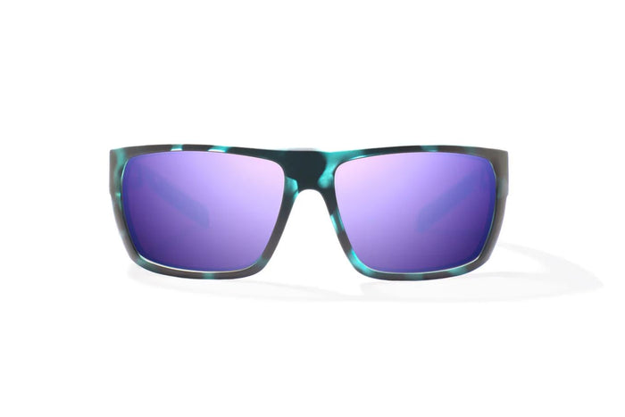 Blue Water Matte / Violet Mirror / Glass Lenses