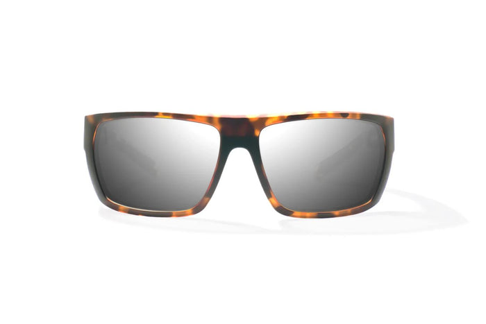 Brown Tortoise Matte / Silver Mirror / Glass Lenses