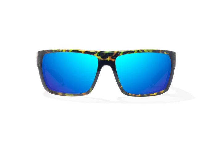 Green Rock Gloss / Blue Mirror / Glass Lenses