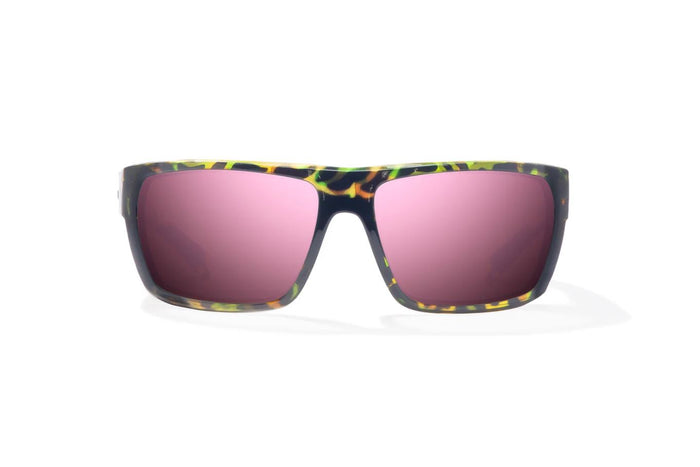 Green Rock Gloss / Rose MIrror / Glass Lenses