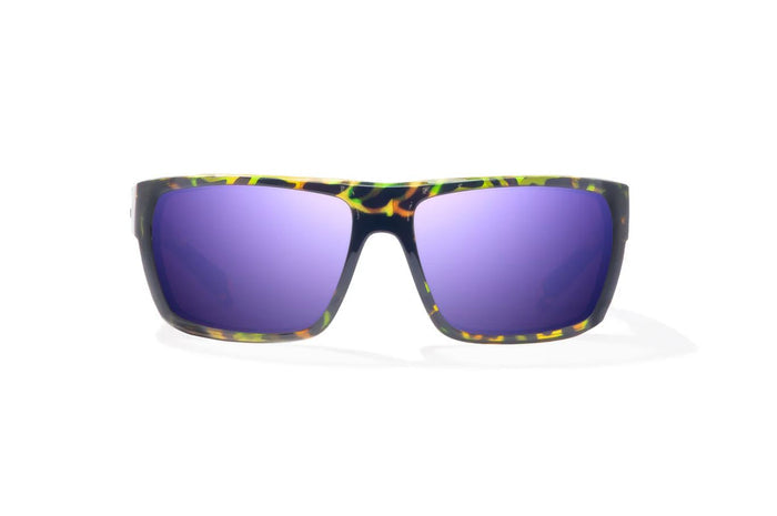 Green Rock Gloss / Violet Mirror / Glass Lenses