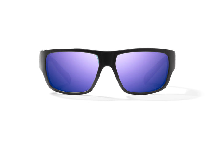 Black Matte / Violet Mirror / Glass Lenses
