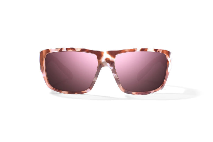 Lavender Tortoise Gloss / Rose MIrror / Glass Lenses