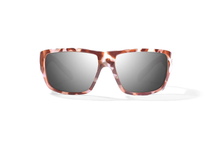 Lavender Tortoise Gloss / Silver Mirror / Glass Lenses