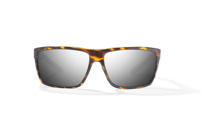 Brown Tortoise Gloss / Silver Mirror / Glass Lenses