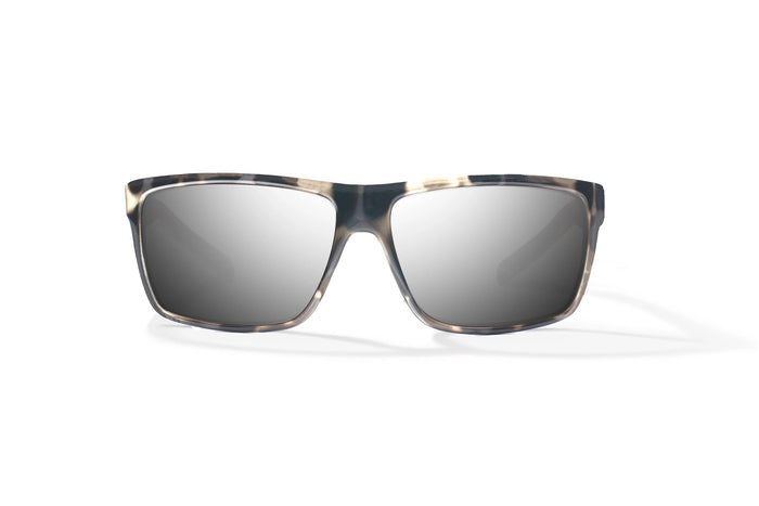 Ivory Tortoise Gloss / Silver Mirror / Glass Lenses