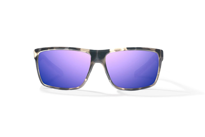 Ivory Tortoise Gloss / Violet Mirror / Glass Lenses