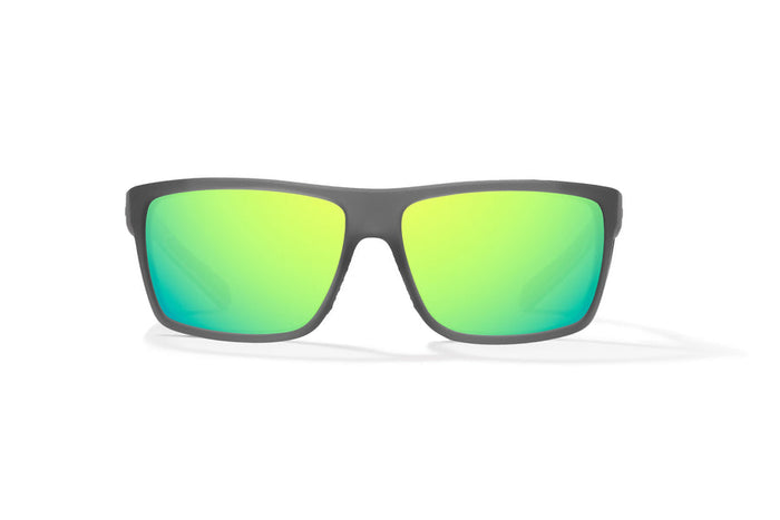 Dark Gray Glass Matte / Green Mirror / Glass
