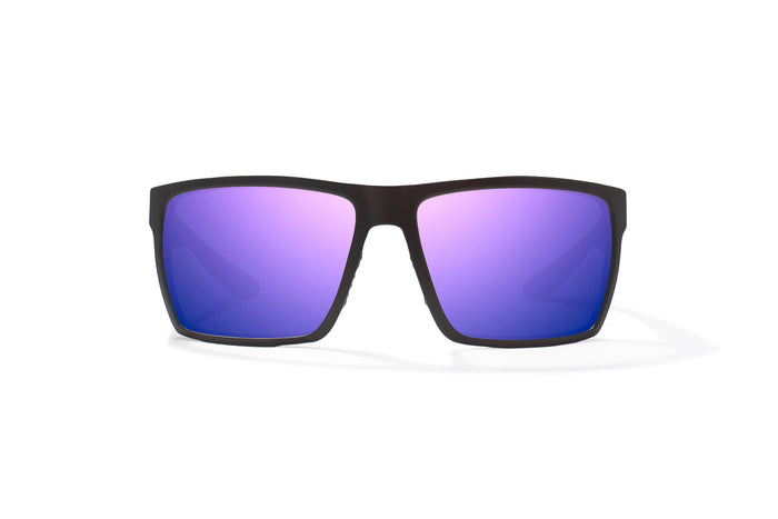 Black Matte / Violet Mirror / Glass Lenses