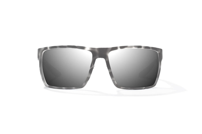 Gray Tortoise Matte / Silver Mirror / Glass Lenses