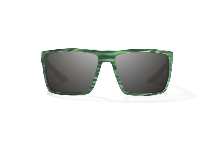 Green Stripe Matte / Grey / Glass Lenses