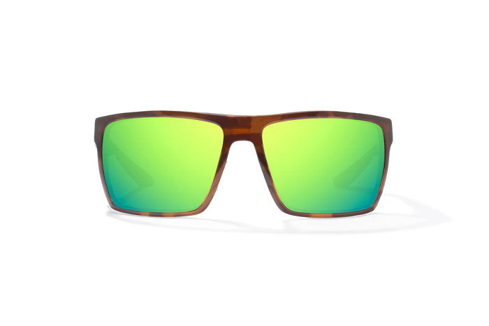 Vintage Tortoise Gloss / Green Mirror / Glass Lenses