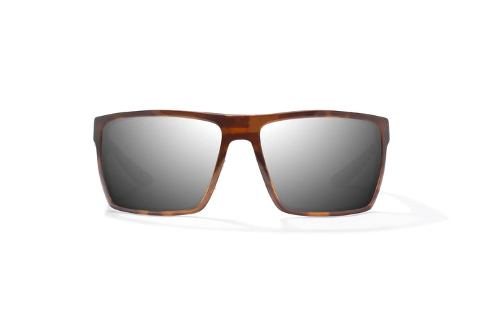 Vintage Tortoise Gloss / Silver Mirror / Glass Lenses