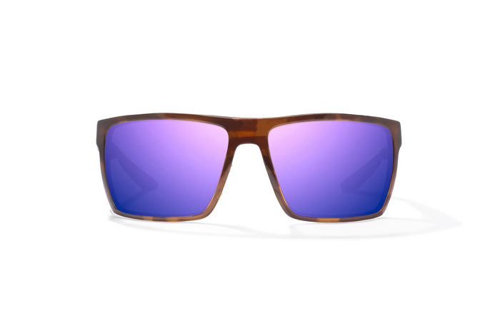 Vintage Tortoise Gloss / Violet Mirror / Glass Lenses