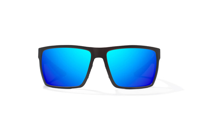 Black Matte / Blue Mirror / Glass Lenses