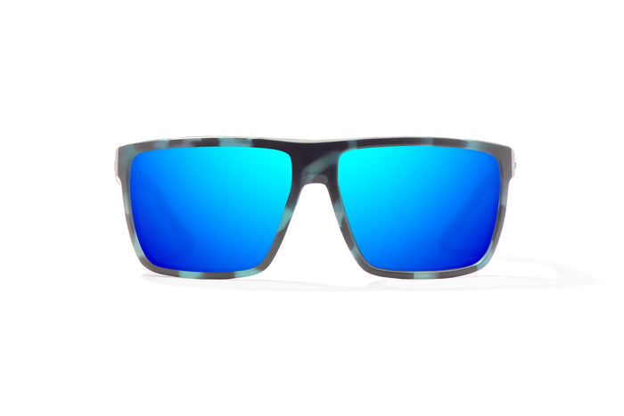 Blue Water Matte / Blue Mirror / Glass Lenses