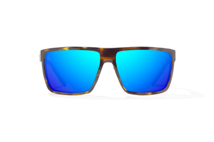 Brown Tortoise Gloss / Blue Mirror / Glass Lenses
