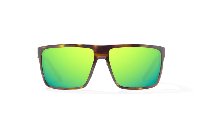 Brown Tortoise Gloss / Green Mirror / Glass Lenses