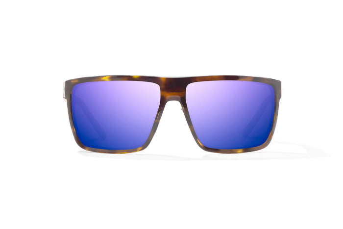 Brown Tortoise Gloss / Violet Mirror / Glass Lenses