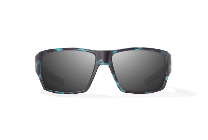 Blue Tortoise Matte / Grey / Glass Lenses
