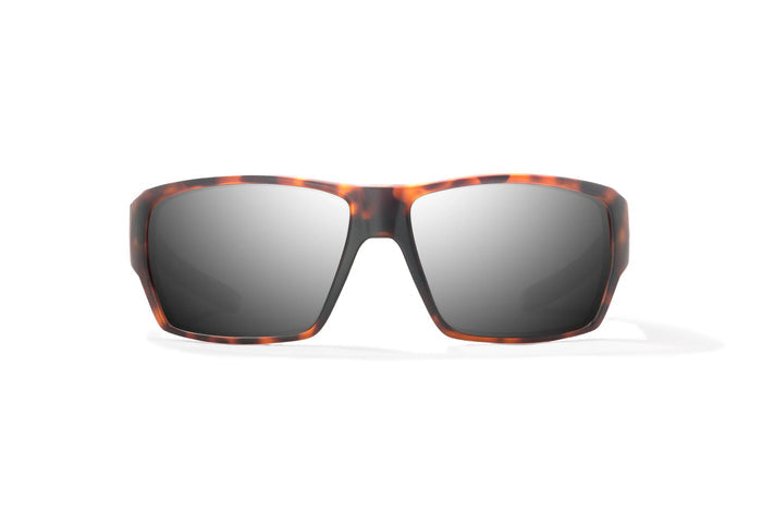 Brown Tortoise Matte / Silver Mirror / Glass Lenses