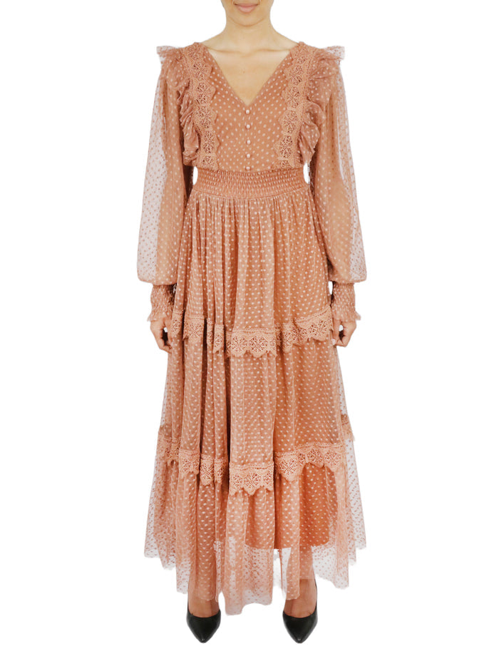 Belted Lace Dress