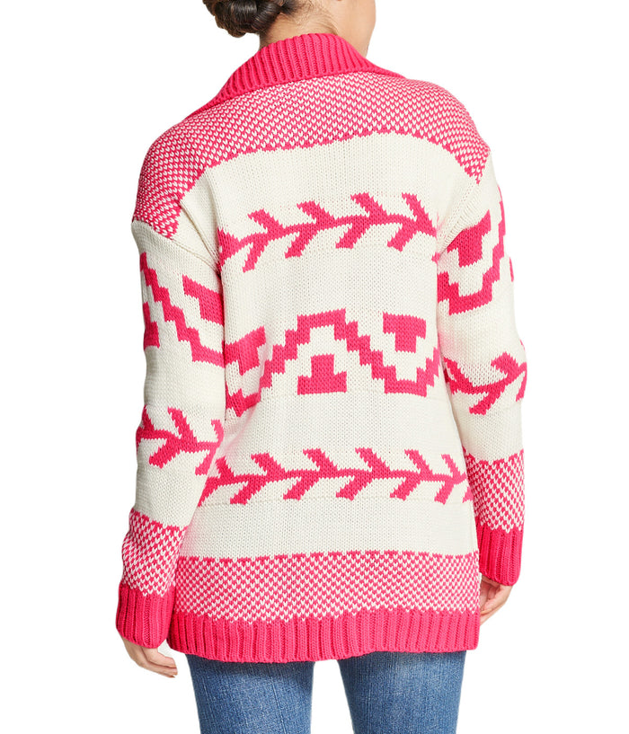 Belted Nordic Cardigan