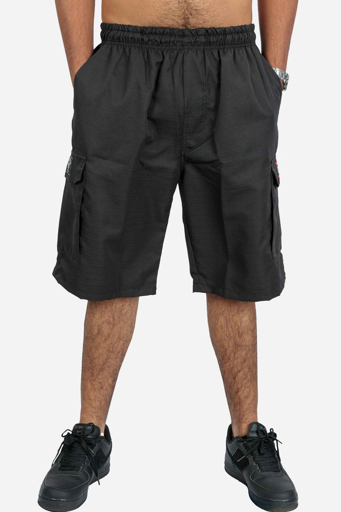 Bermuda Cargo Compton Ripstop Preta - COMPTON