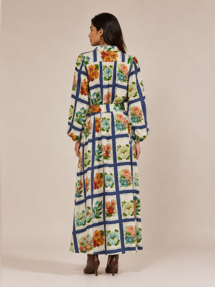 Beryl Maxi Dress - Blue