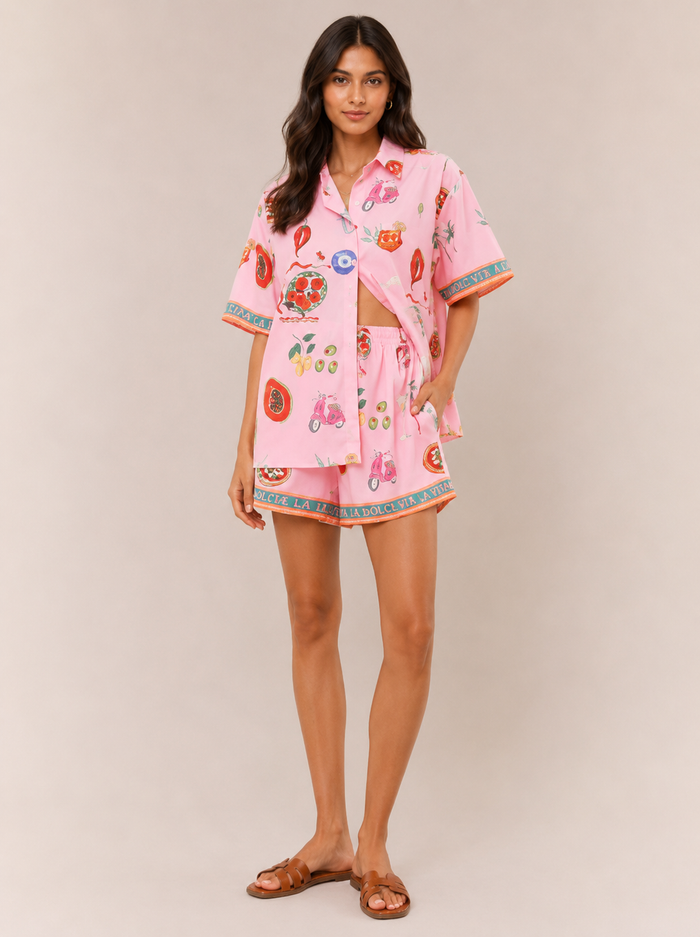 Beth Co ord Set - Pink