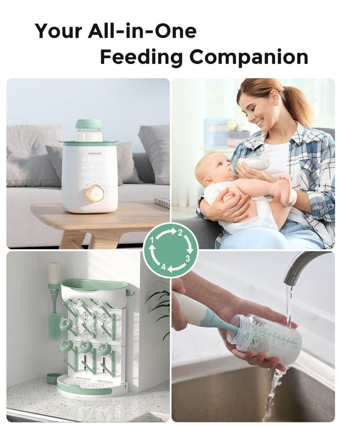 Biberons naturels compatibles avec le refroidisseur Momcozy, lot de 4