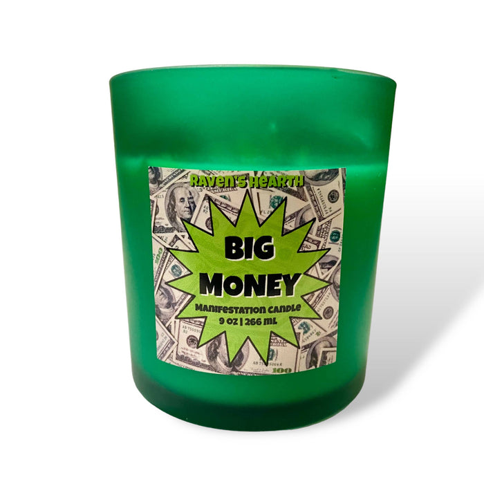 Big Money Candle | Prosperity | Real Money Scent | Vegan