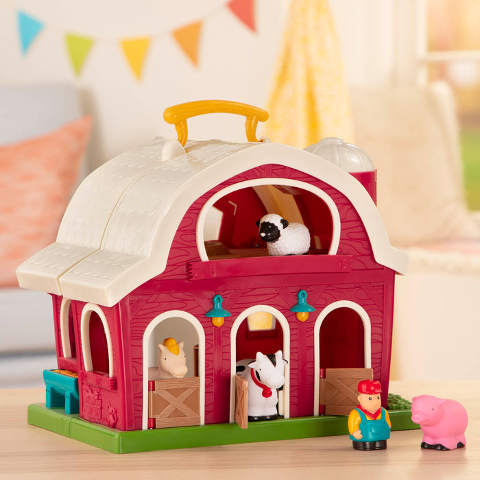 A re toy barn for kids that opens up for more fun!