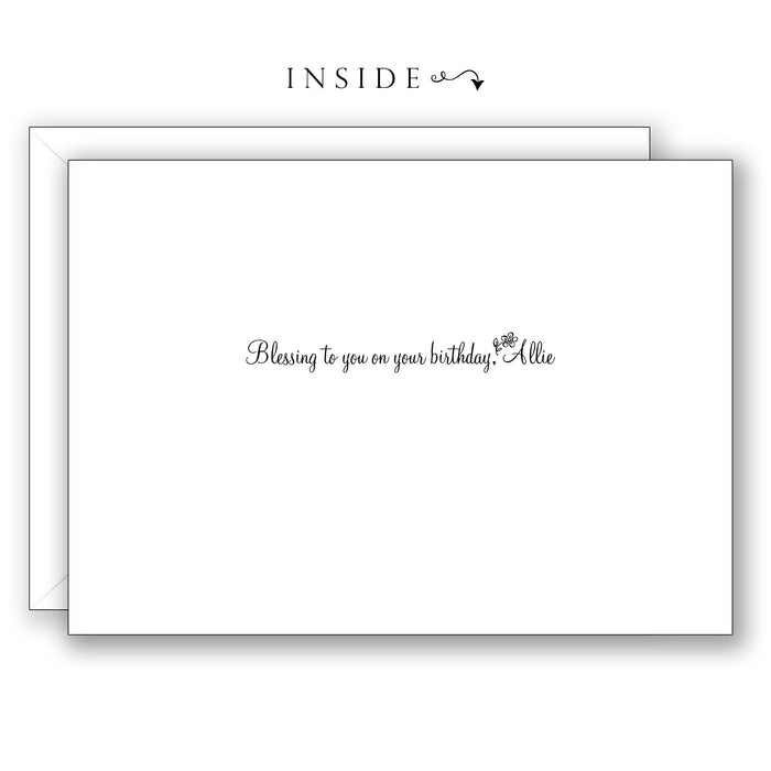 Birthday Prayer - Personalized Birthday Card