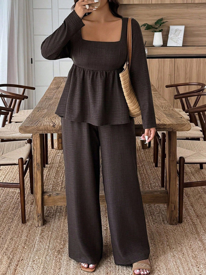 Bisco Co ord Set - Brown