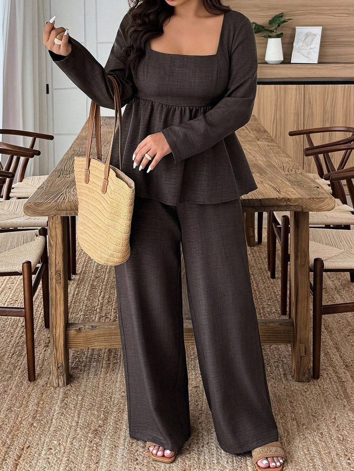 Bisco Co ord Set - Brown