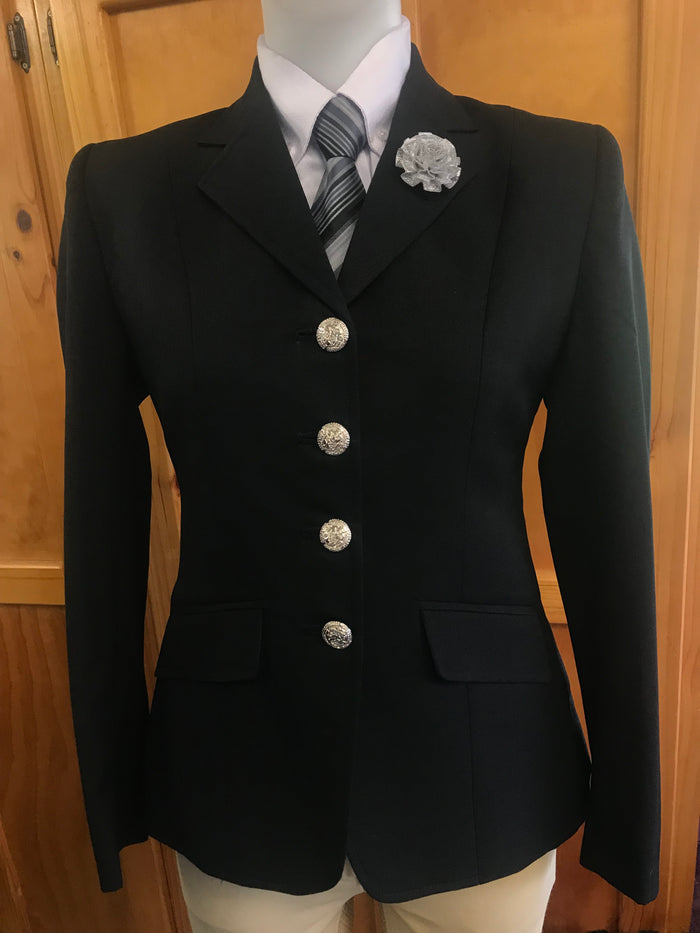 Black Open/ Dressage Jacket Adults (538)