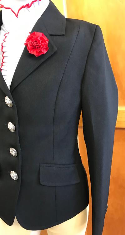 Black Open/ Dressage Jacket Childs (568)