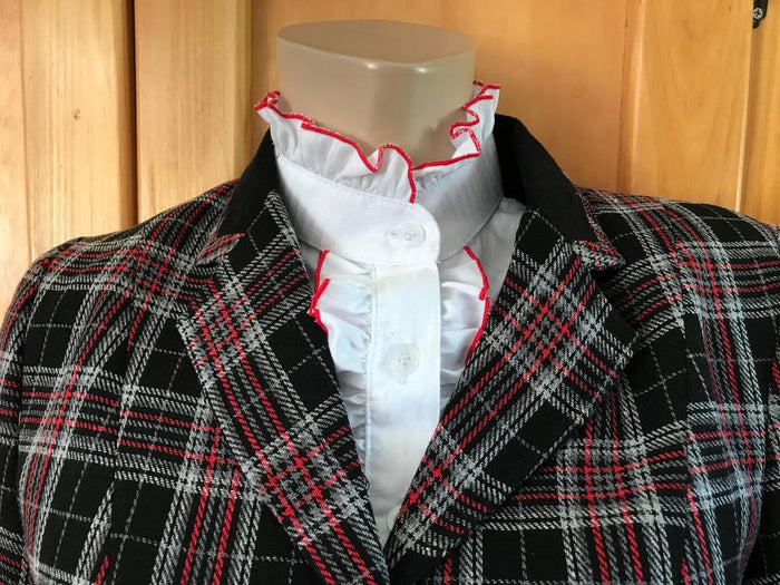 Black, Red & Grey WOW FACTOR Stunning Hunter Jacket Adults (261)