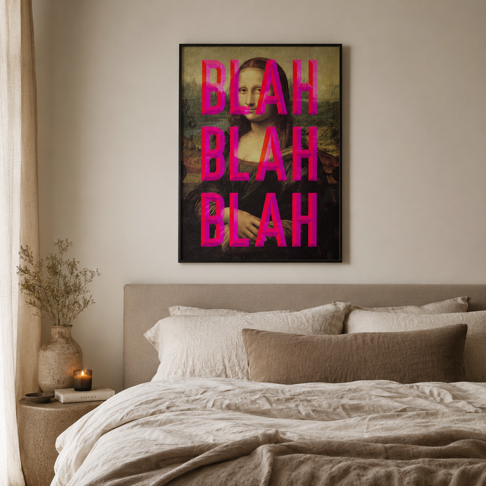 Blah Blah Blah — A Classic Portrait Reimagined