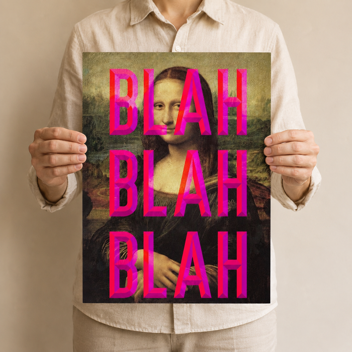 Blah Blah Blah — A Classic Portrait Reimagined